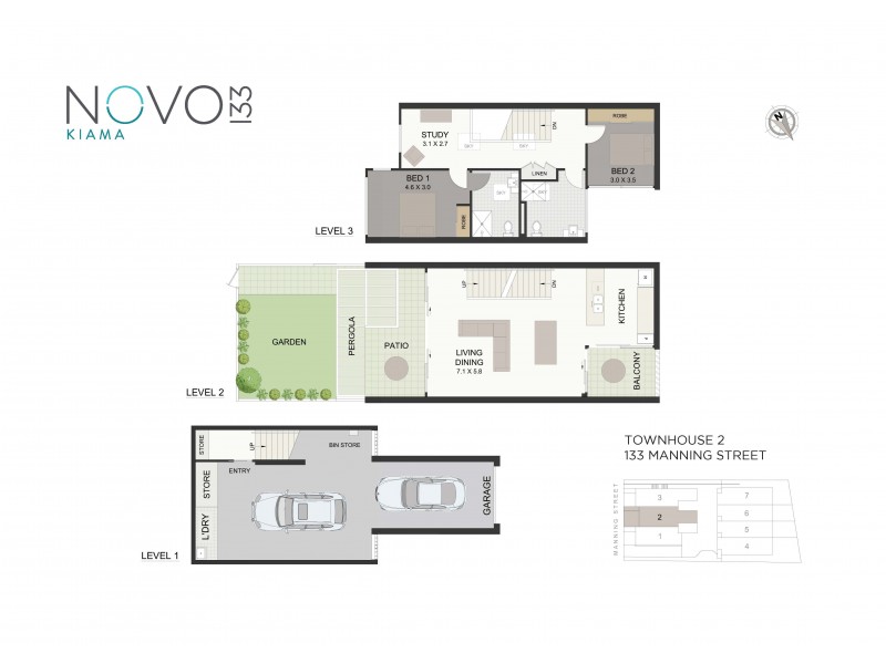 2/133 Manning Street, Kiama NSW 2533 Floorplan