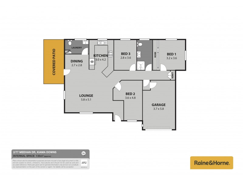 2/77 Meehan Drive, Kiama Downs NSW 2533 Floorplan