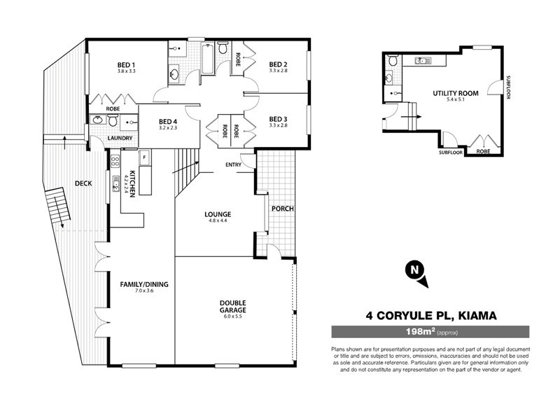 4 Coryule Place, Kiama NSW 2533 Floorplan
