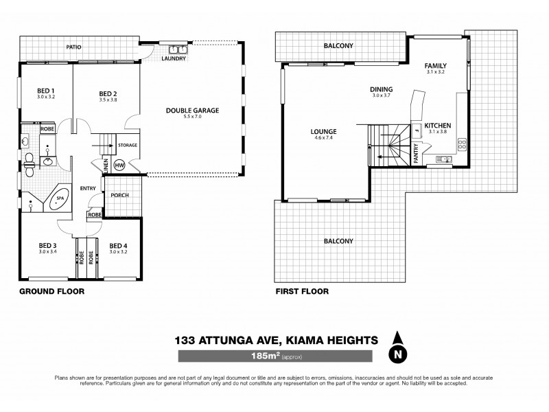 133 Attunga Avenue, Kiama Heights NSW 2533 Floorplan