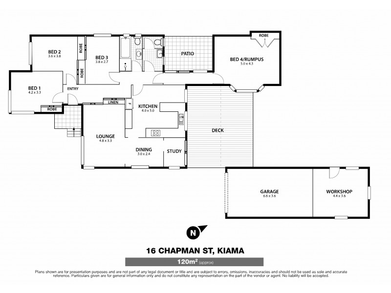 16 Chapman Street, Kiama NSW 2533 Floorplan
