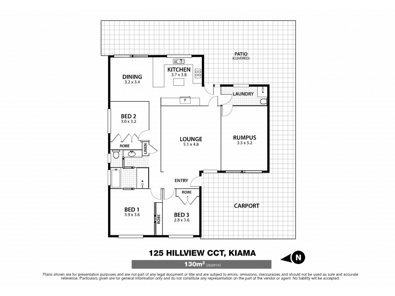 125 Hillview Circuit, Kiama NSW 2533 Floorplan