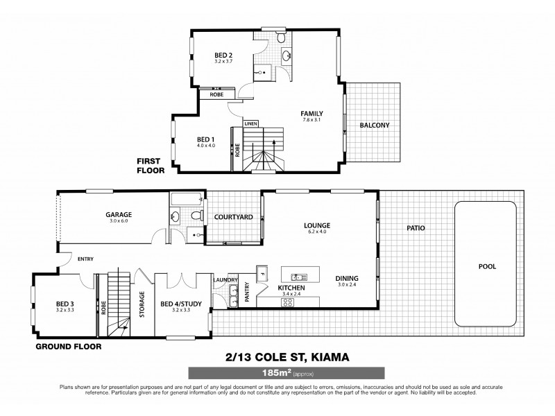 2/13 Cole Street, Kiama NSW 2533 Floorplan
