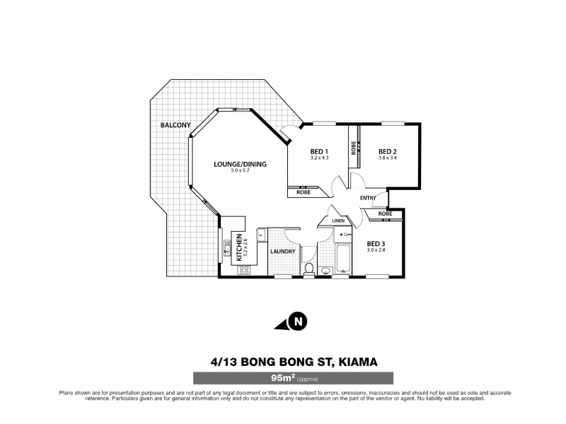 4/13 Bong Bong Street, Kiama NSW 2533 Floorplan