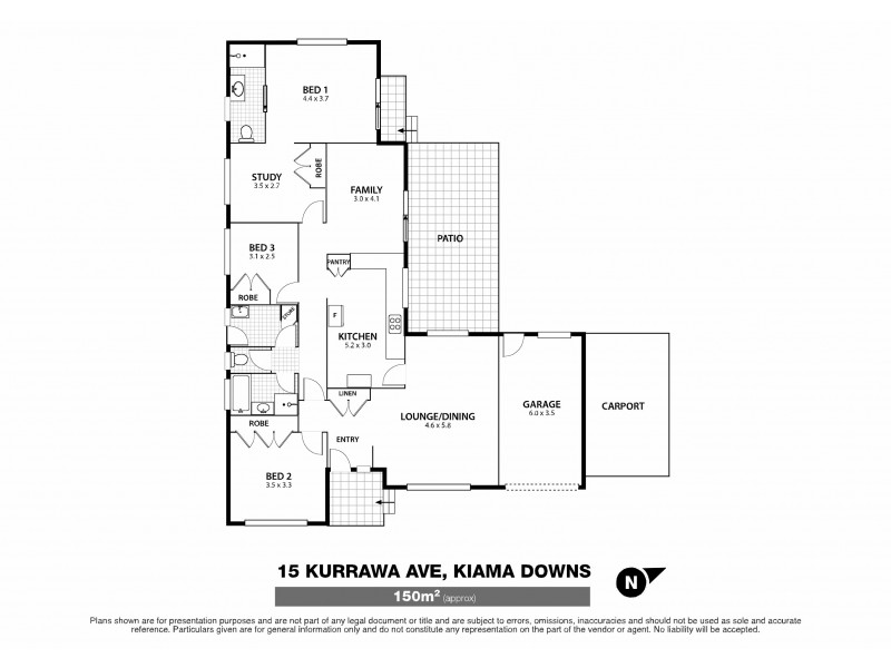 15 Kurrawa Ave, Kiama Downs NSW 2533 Floorplan