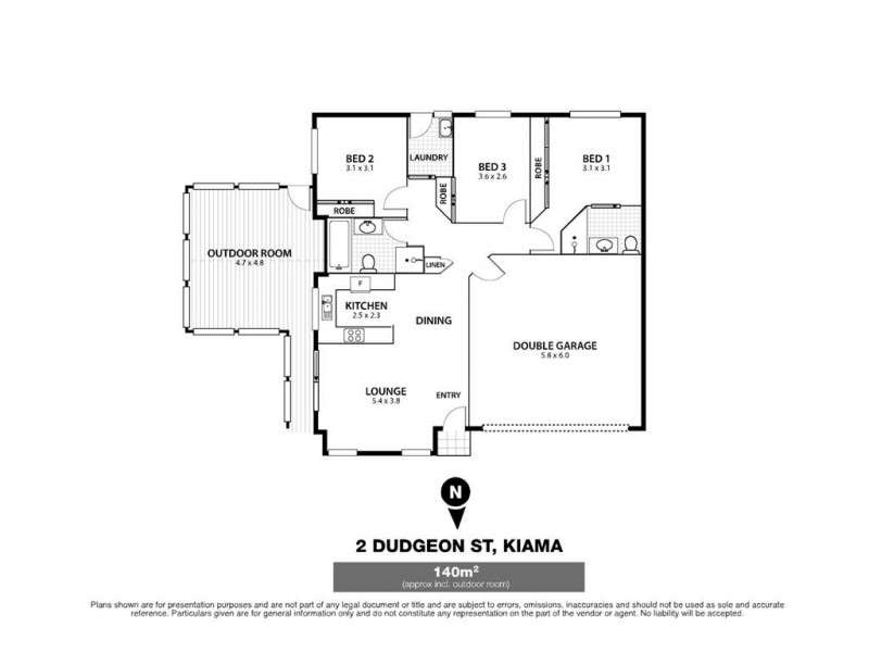 2 Dudgeon Street, Kiama NSW 2533 Floorplan