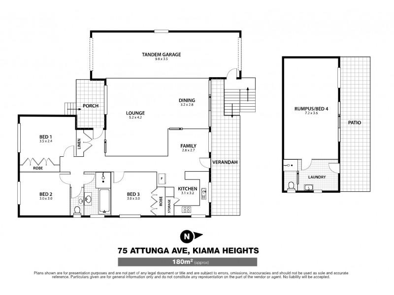 75 Attunga Avenue, Kiama Heights NSW 2533 Floorplan