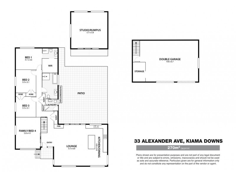 33 Alexander Avenue, Kiama Downs NSW 2533 Floorplan
