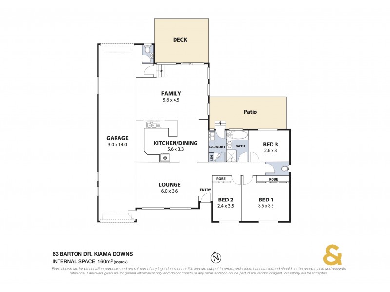 63 Barton Drive, Kiama Downs NSW 2533 Floorplan