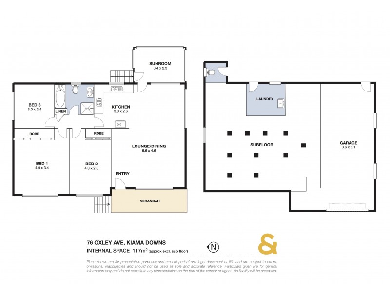 76 Oxley Avenue, Kiama Downs NSW 2533 Floorplan