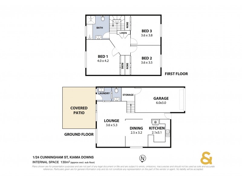 1/24 Cunningham Street, Kiama Downs NSW 2533 Floorplan