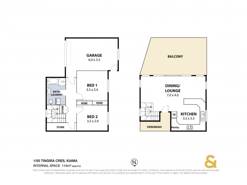 1/93 Tingira Cres, Kiama NSW 2533 Floorplan