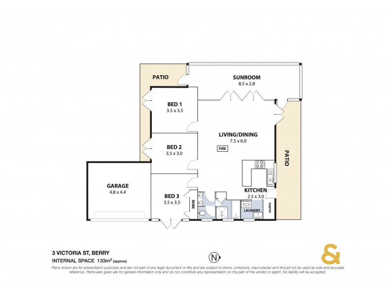 3 Victoria Street, Berry NSW 2535 Floorplan