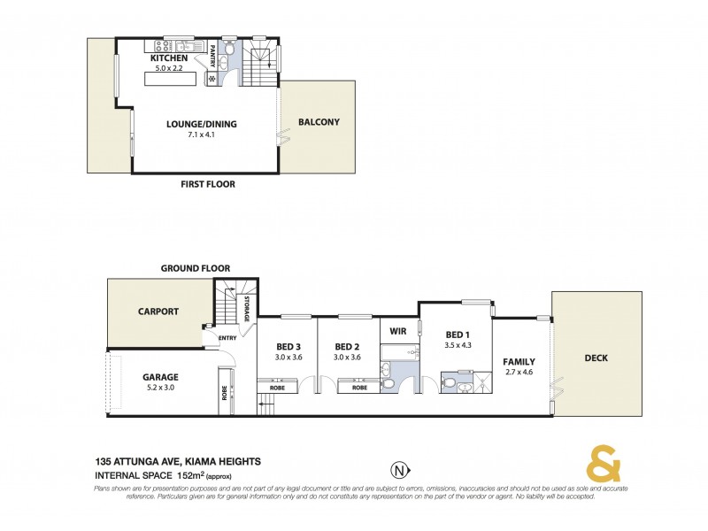 135 Attunga Avenue, Kiama Heights NSW 2533 Floorplan