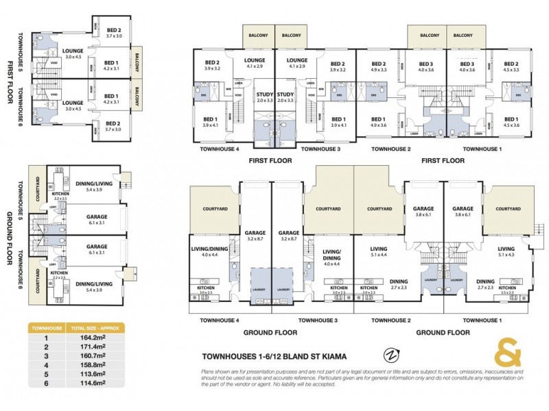 Units 1-6 /12 Bland Street, Kiama NSW 2533 Floorplan
