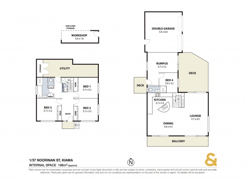 1/37 Noorinan Street, Kiama NSW 2533 Floorplan