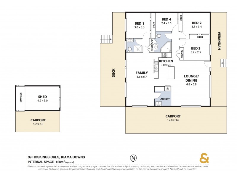 39 Hoskings Crescent, Kiama Downs NSW 2533 Floorplan