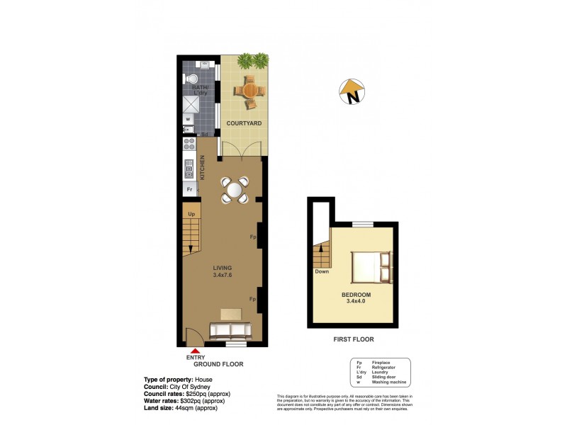 80 Burton Street, Darlinghurst NSW 2010 Floorplan