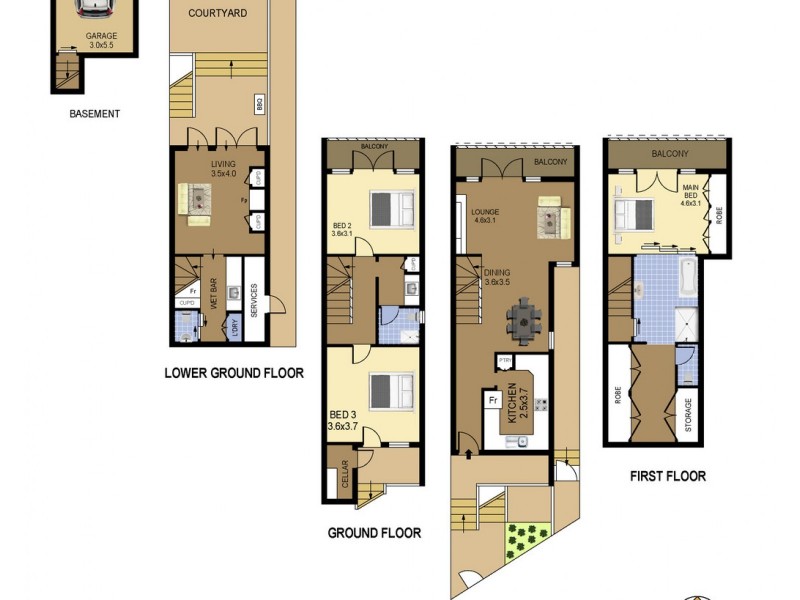 194 Glenmore Road, Paddington NSW 2021 Floorplan