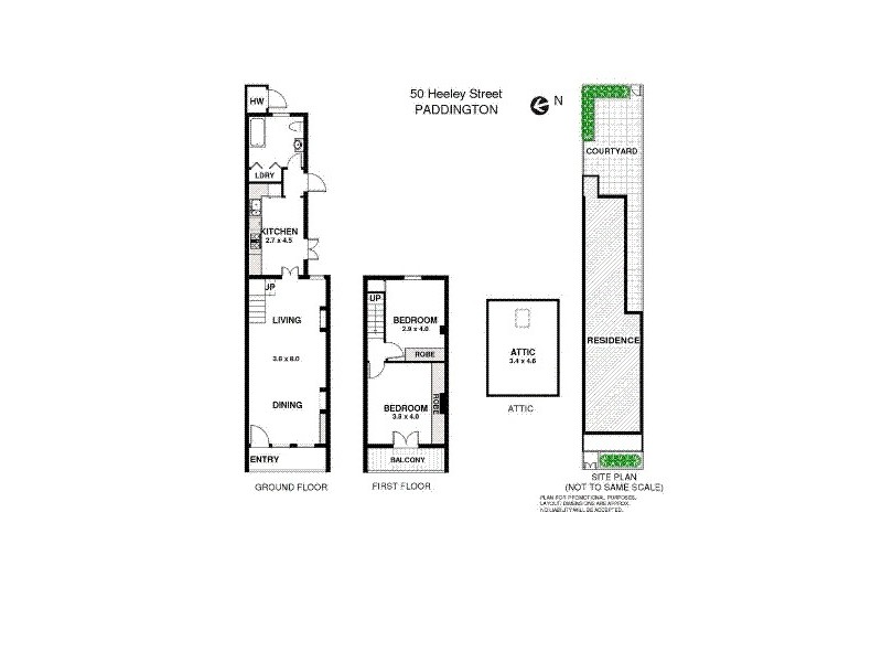 50 Heeley Street, Paddington NSW 2021 Floorplan