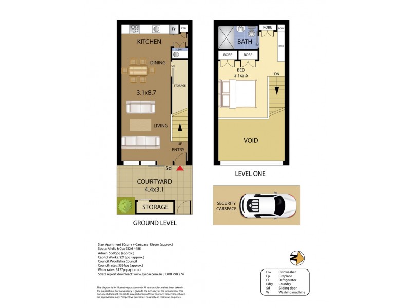 8 Roylston Lane, Paddington NSW 2021 Floorplan