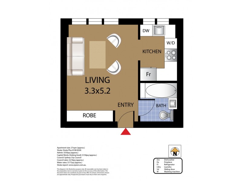12/80 Cook Road, Centennial Park NSW 2021 Floorplan