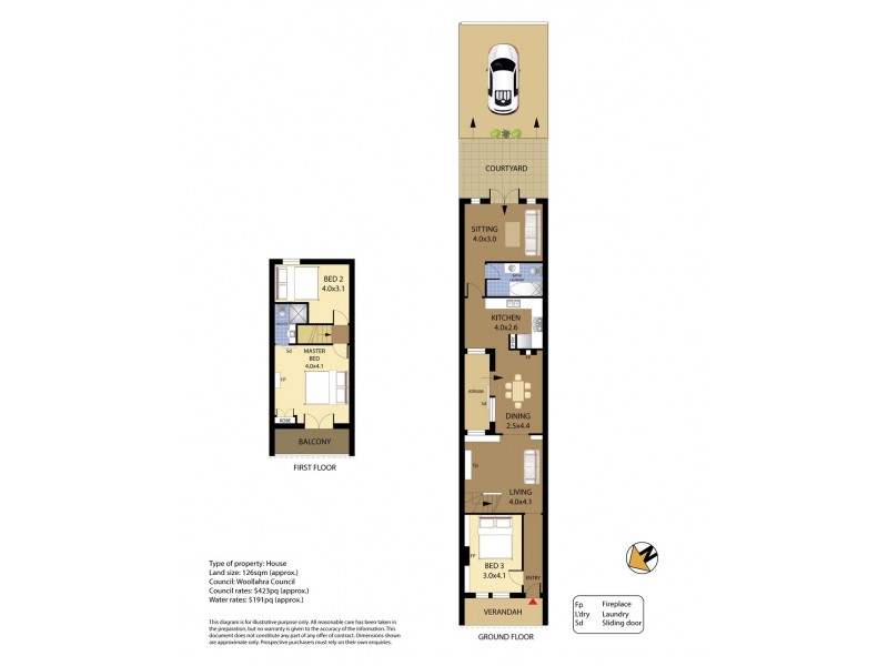 26 Heeley Street, Paddington NSW 2021 Floorplan