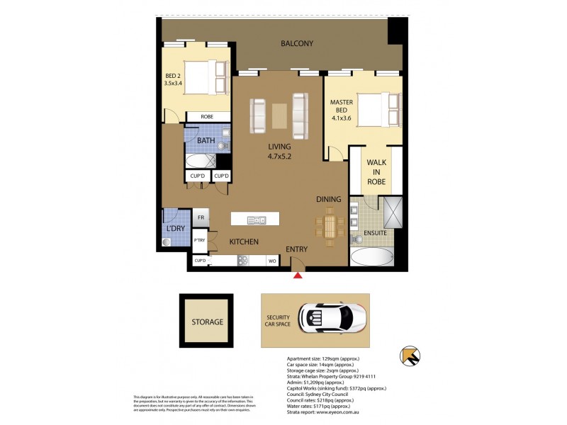 7B/5 Tambua Street, Pyrmont NSW 2009 Floorplan