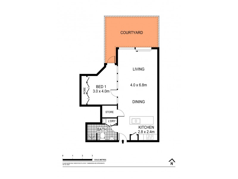 3B/356-368 George Street, Waterloo NSW 2017 Floorplan