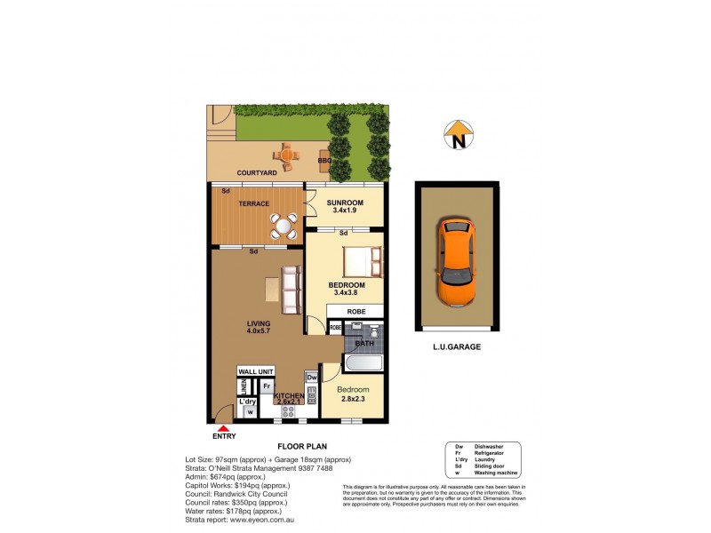 3/8-12 Ascot Street, Kensington NSW 2033 Floorplan