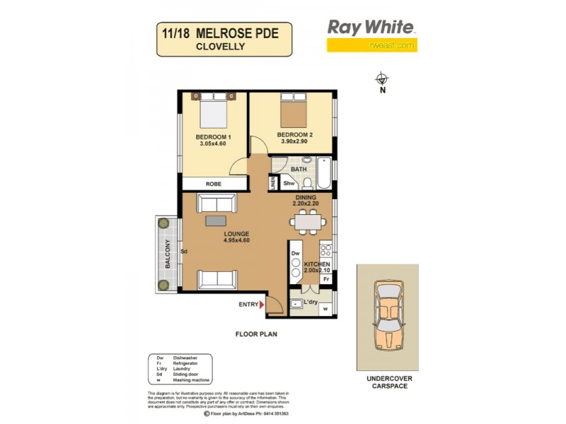 11/18 Melrose Parade, Clovelly NSW 2031 Floorplan