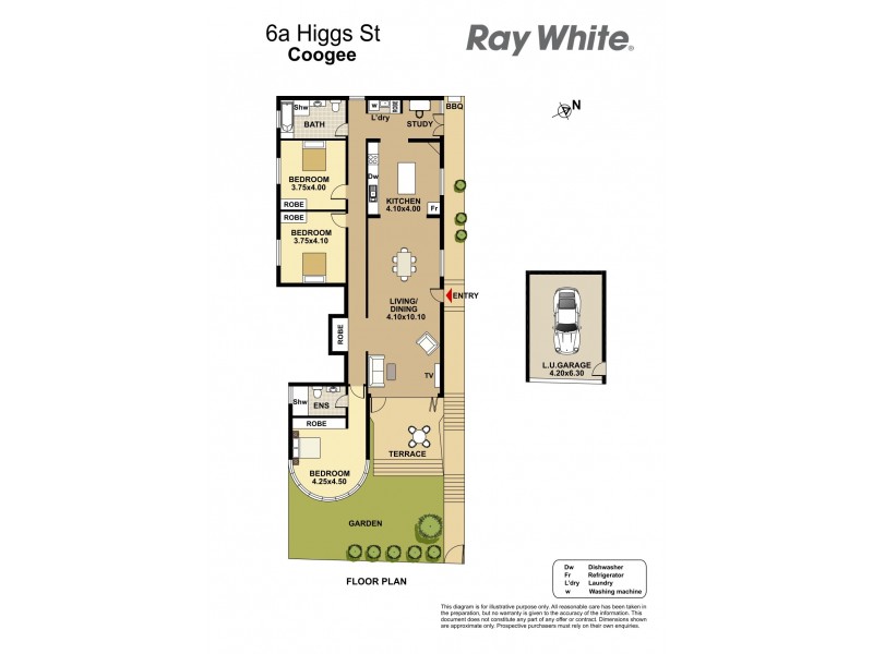 6a Higgs Street, Coogee NSW 2034 Floorplan