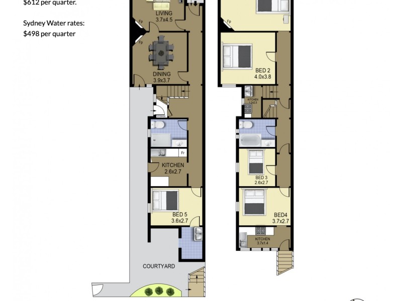50 Neild Avenue, Paddington NSW 2021 Floorplan