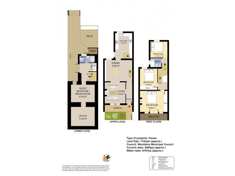 3 West Street, Paddington NSW 2021 Floorplan