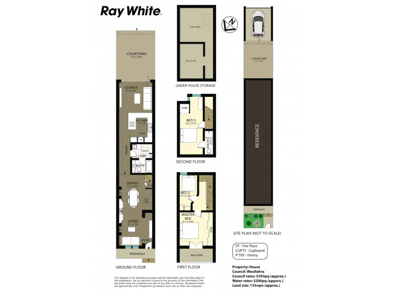 12 Heeley Street, Paddington NSW 2021 Floorplan