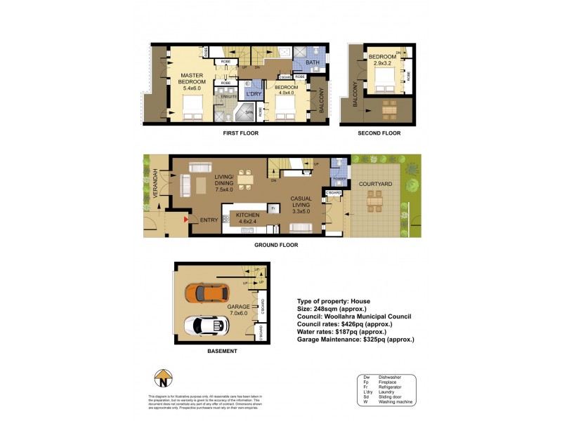 12 Flinton Street, Paddington NSW 2021 Floorplan