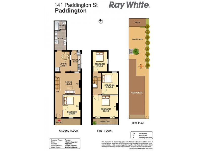 141 Paddington Street, Paddington NSW 2021 Floorplan