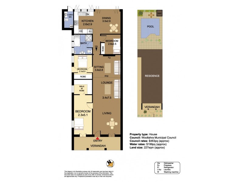 118 Underwood Street, Paddington NSW 2021 Floorplan