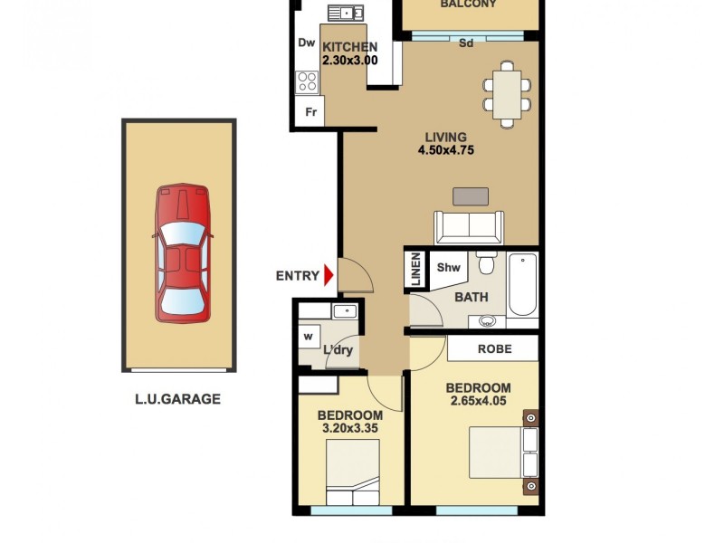14/61-89 Buckingham Street, Surry Hills NSW 2010 Floorplan