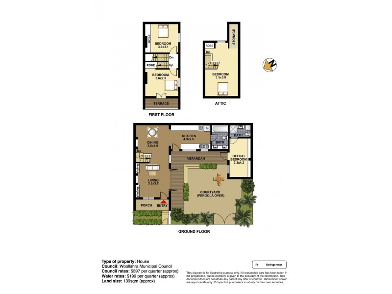 1 Liverpool Street, Paddington NSW 2021 Floorplan