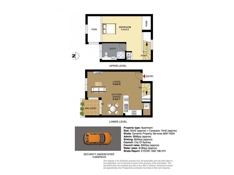 8/84 Mclachlan Ave, Darlinghurst NSW 2010 Floorplan