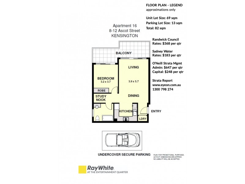 16/8-12 Ascot Street, Kensington NSW 2033 Floorplan