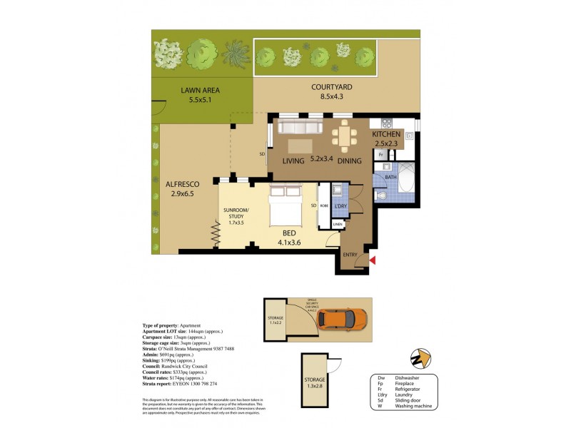 6/8-12 Ascot Street, Kensington NSW 2033 Floorplan