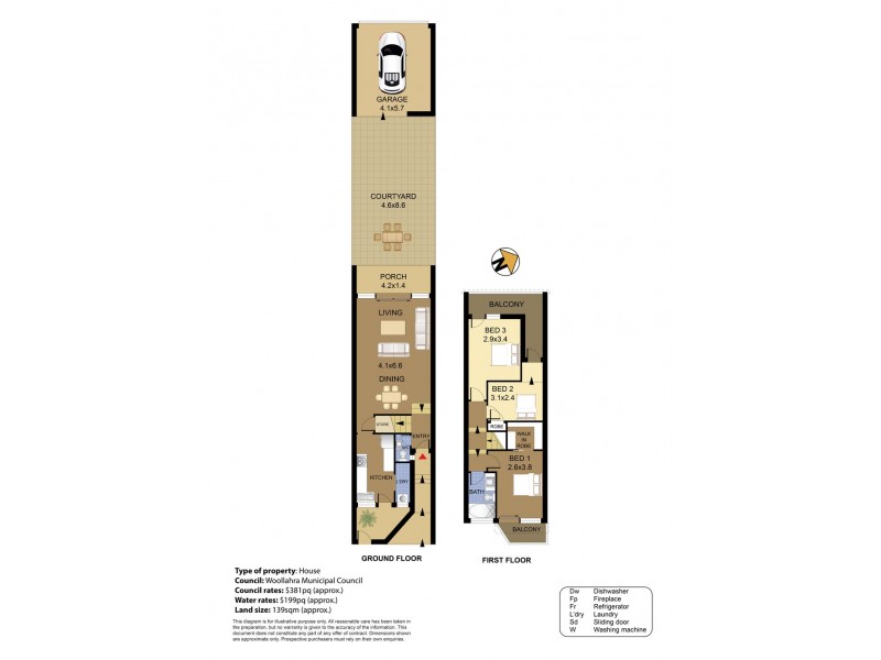 26 Cecil Street, Paddington NSW 2021 Floorplan