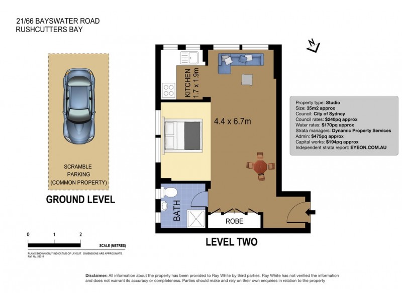 21/66 Bayswater Road, Rushcutters Bay NSW 2011 Floorplan