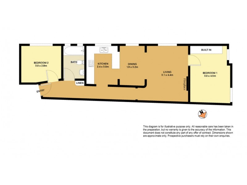1/167 Victoria Road, Bellevue Hill NSW 2023 Floorplan