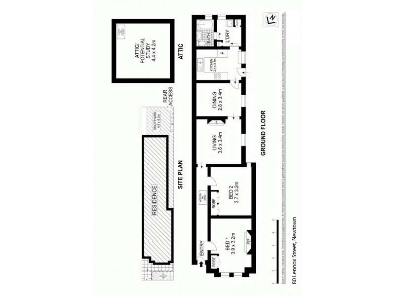 80 Lennox Street, Newtown NSW 2042 Floorplan