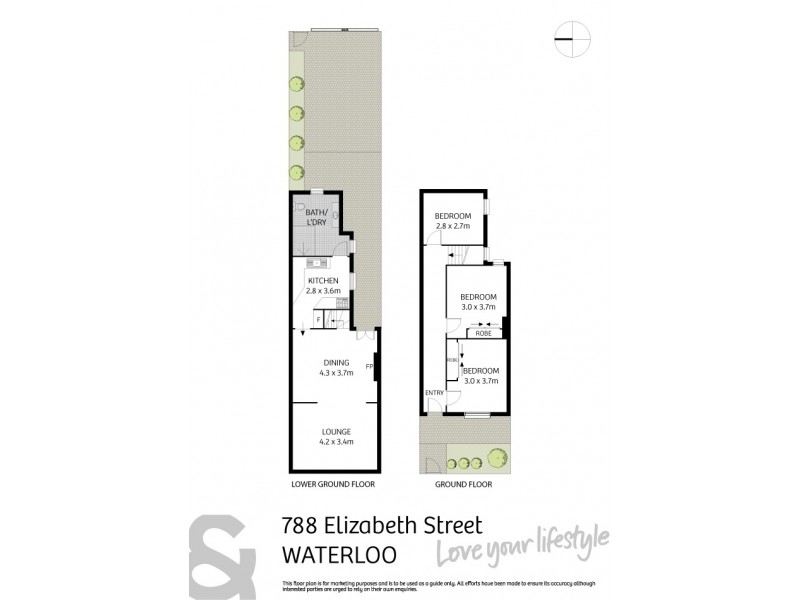 788 Elizabeth Street, Waterloo NSW 2017 Floorplan