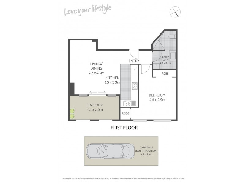7/617-623 King Street, Newtown NSW 2042 Floorplan