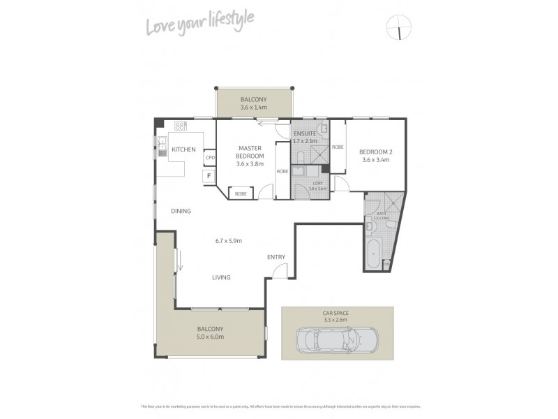 16/410-422 Rocky Point Road, Sans Souci NSW 2219 Floorplan